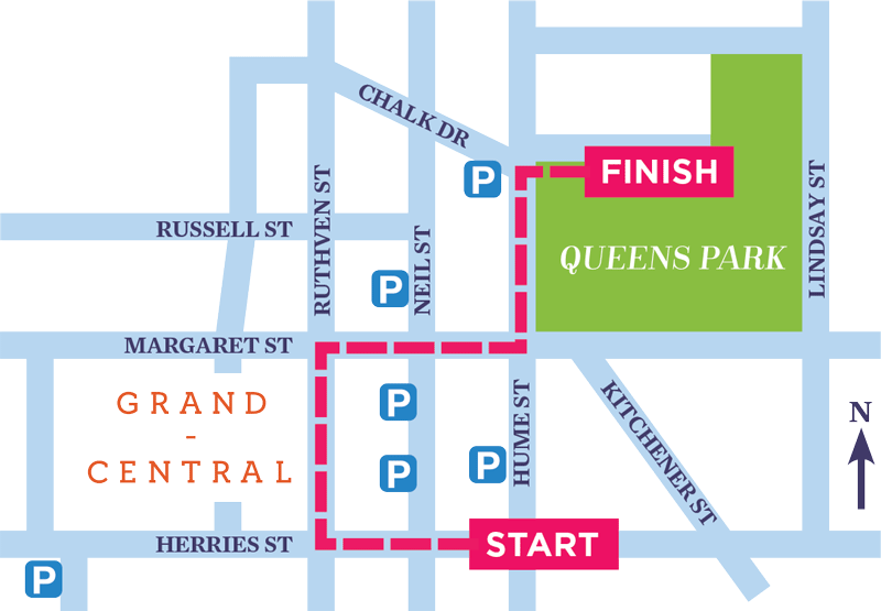 Floral Parade Map