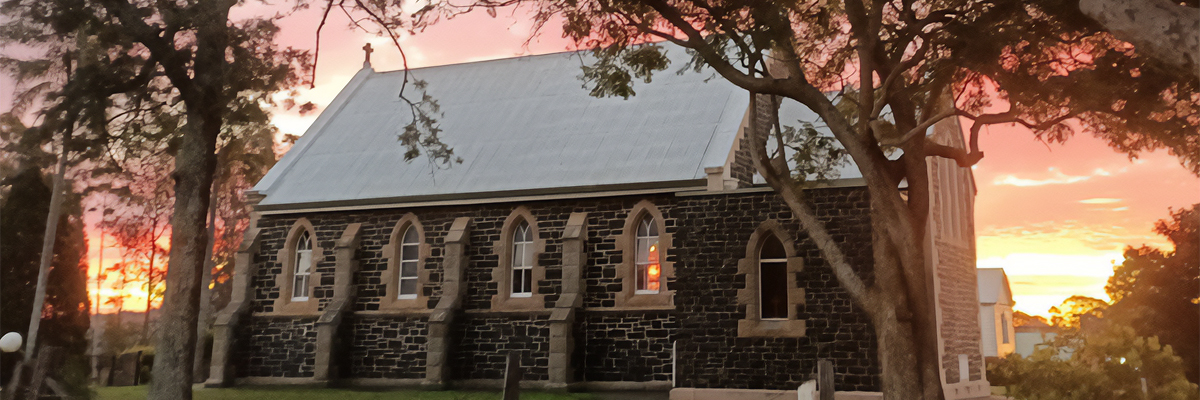 St Matthews Church at dusk