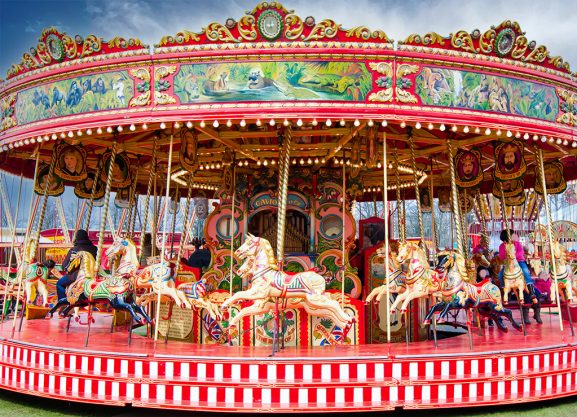 Colorful carousel