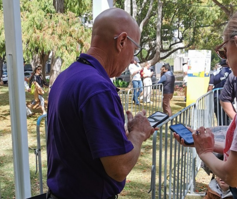 Volunteers-Ticket Scanning