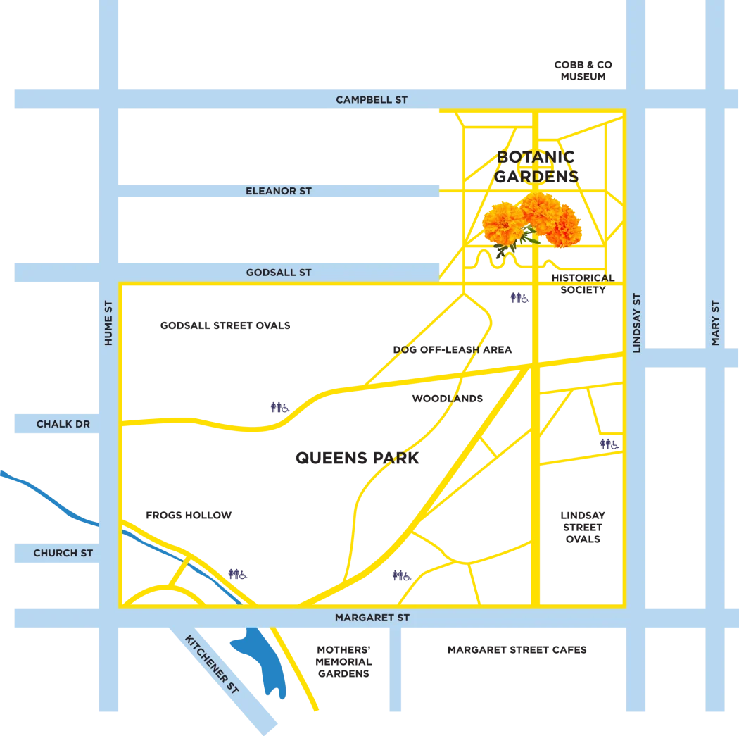 Queens Park Map